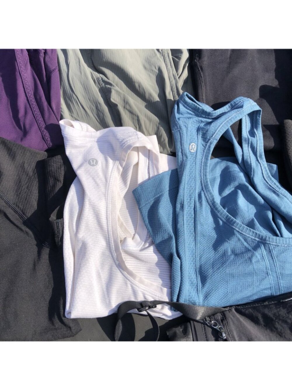 Lululemon & Gymshark Athletic Leggings Tops Sports Bra Mixed Sizes LOT OF 12 - Picture 7 of 11